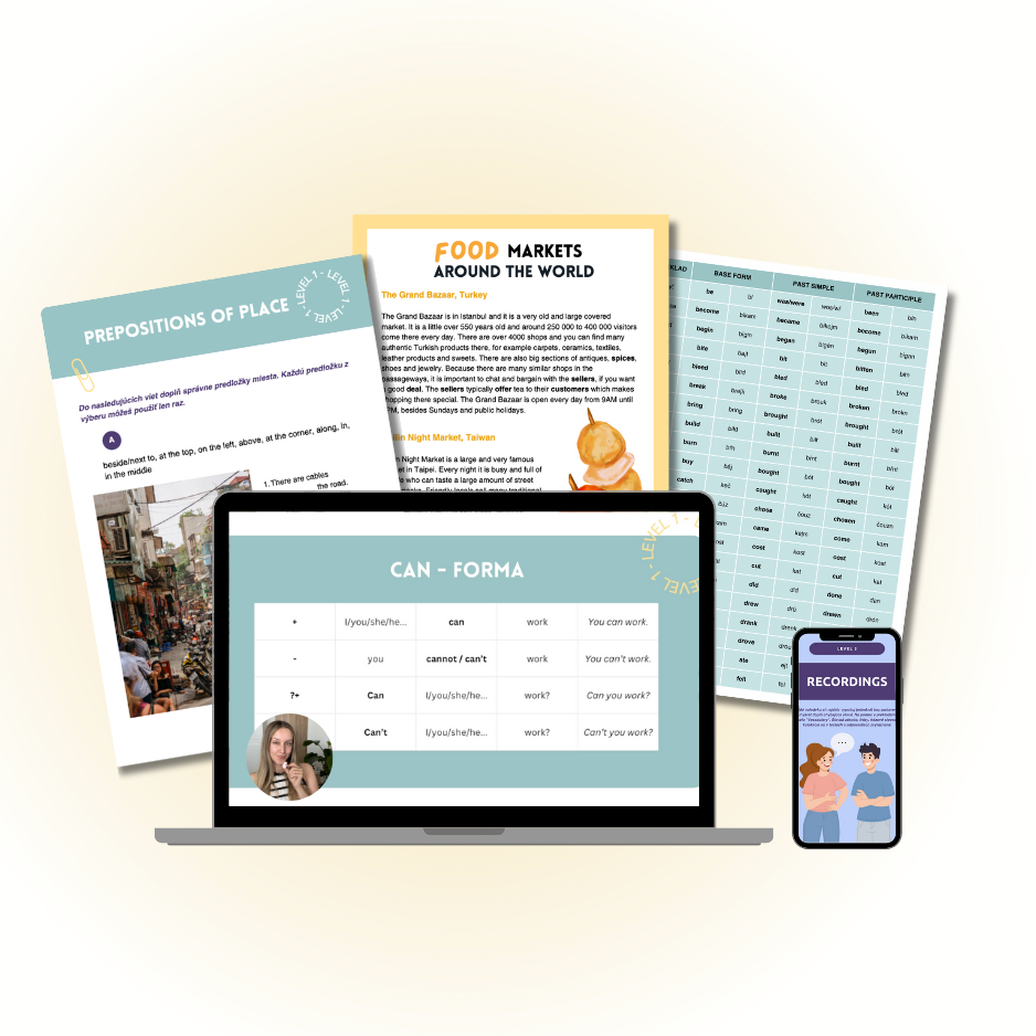 Ilustrácia kurzu – študent s notebookom